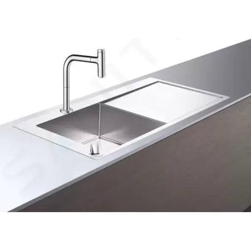 Hansgrohe Set dřezu a baterie C71-F450-12, chrom 43230000