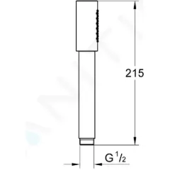 Grohe Sprchová hlavice, chrom 28034000