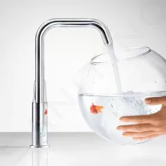 Hansgrohe Umyvadlová baterie s otočným výtokem, chrom 31519000