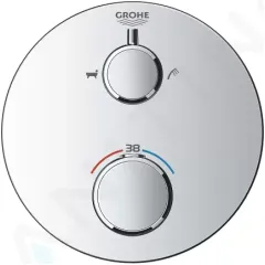 Grohe Termostatická vanová baterie pro 2 spotřebiče, chrom 24077000