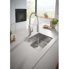 Grohe Páková dřezová baterie, chrom 31395000