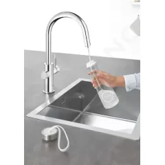 Grohe Dřezová baterie Connected, s chladícím zařízením a filtrací, chrom 31541000