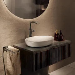 Grohe Páková umyvadlová baterie XL, kartáčovaný tmavý grafit 32901AL1