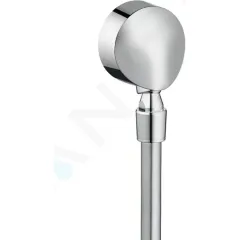 Hansgrohe Připojení hadice Fixfit E se zpětným ventilem a kulovým kloubem, chrom 27505000