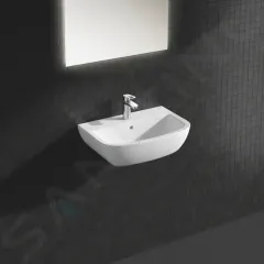 Grohe Umyvadlo 55x39 cm, s přepadem, 1 otvor pro baterii, alpská bílá 39440000