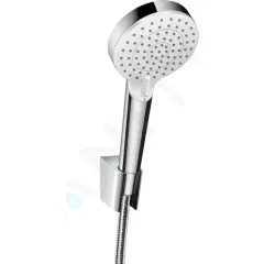 Hansgrohe Set sprchové hlavice, 2 proudy, držáku a hadice, EcoSmart, bílá/chrom 26693400