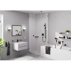 Hansgrohe Baterie pod omítku, pro 2 spotřebiče, matná černá 71405670