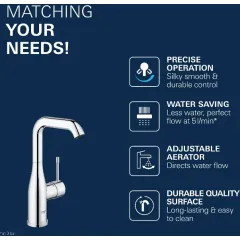 Grohe Umyvadlová baterie, chrom 23541001