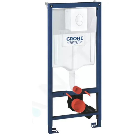 Grohe Předstěnový instalační set pro závěsné WC, nádržka GD2, tlačítko Skate Air, alpská bílá 38722001