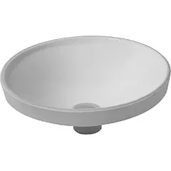 Duravit Umyvadlo bez přepadu, průměr 38 cm, bílá 0319370000