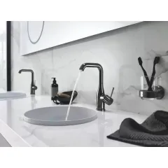 Grohe Umyvadlová baterie s výpustí, tmavý grafit 32628A01