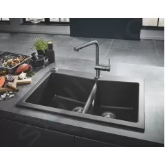 Grohe Dřezová baterie s výsuvnou koncovkou, supersteel 32168DC0