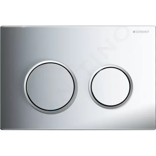 Geberit Ovládací tlačítko splachování, lesklý chrom/matný chrom 115.085.KH.1