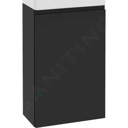 kielle Skříňka pod umyvadlo 40 cm, matná černá 50002404