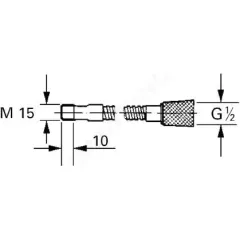 Grohe Vytahovací hadice, chrom 46092000