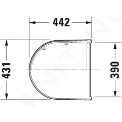 Duravit WC sedátko, softclose, bílá 0067790000
