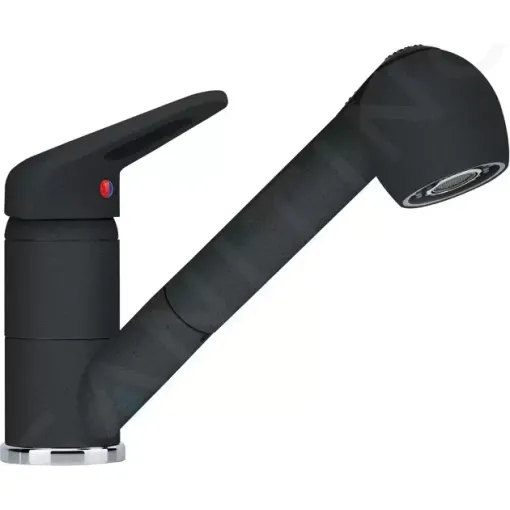 Franke Dřezová baterie FC 9547.071, s výsuvnou sprškou, onyx 115.0470.675