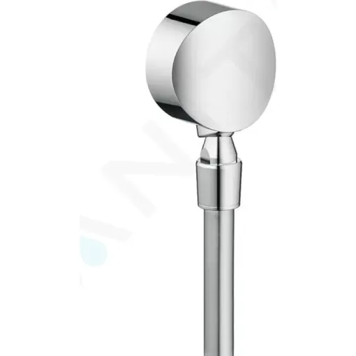 Hansgrohe Připojení hadice Fixfit S se zpětným ventilem a kulovým kloubem, chrom 27506000