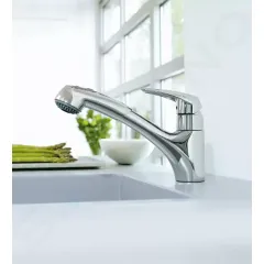 Grohe Páková dřezová baterie, chrom 32257001