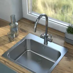 kielle Dřezová baterie s filtrační funkcí, chrom 10525F00