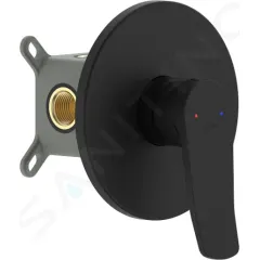 kielle Baterie pod omítku pro 1 spotřebič, s tělesem, matná černá 10227204