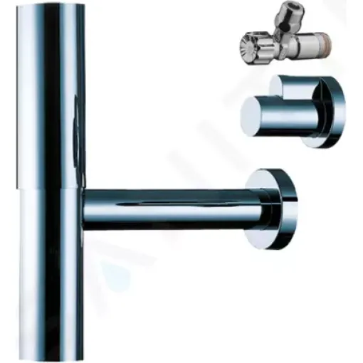 Hansgrohe Designový sifon Flowstar s rohovými ventily, chrom 52120000