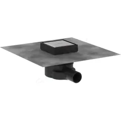 Hansgrohe Podlahová vpust, 10x10 cm, kartáčovaná nerezová ocel 56247800