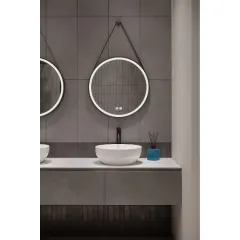 kielle Umyvadlo na desku, průměr 40 cm, šedá 30624402