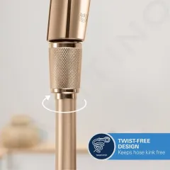 Grohe Silverflex sprchová hadice 175 cm, Warm Sunset 28388DA0