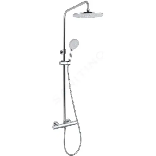 kielle Sprchový set s termostatem, 23 cm, 3 proudy, chrom 20602020