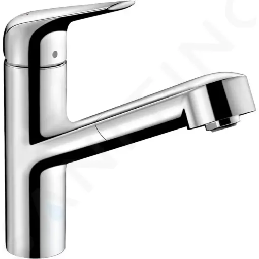 Hansgrohe Dřezová baterie M427-H150 s výsuvnou sprškou, chrom 71814000