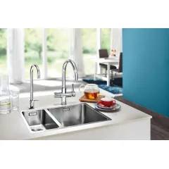 Grohe Páková dřezová baterie Duo, chrom 30033000