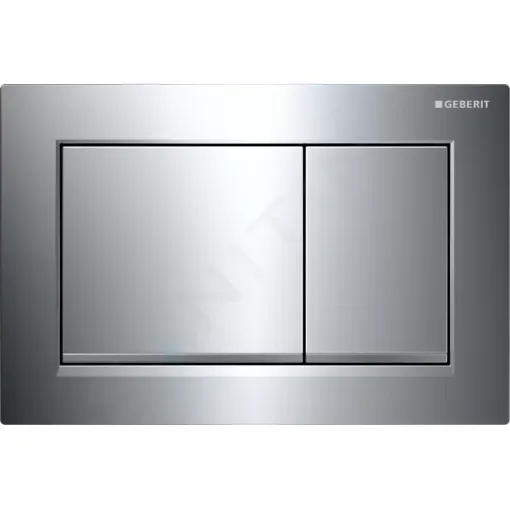 Geberit Ovládací tlačítko splachování, lesklý chrom/chrom mat 115.080.KH.1
