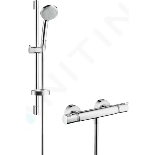 Hansgrohe Sprchový set Vario s termostatem, 3 proudy, chrom 27034000