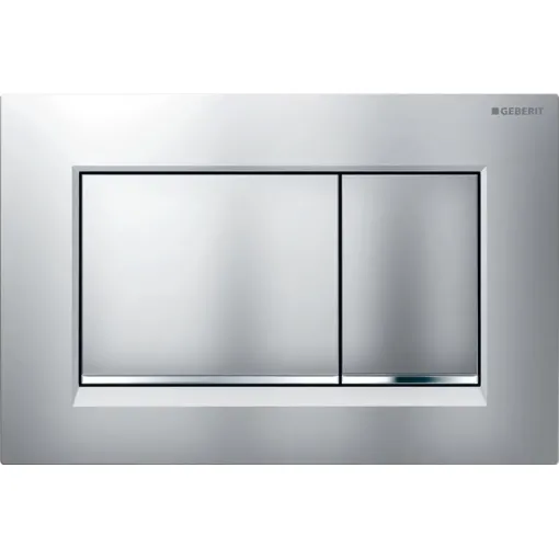 Geberit Ovládací tlačítko splachování, lakovaný chrom mat/chrom 115.883.JQ.1