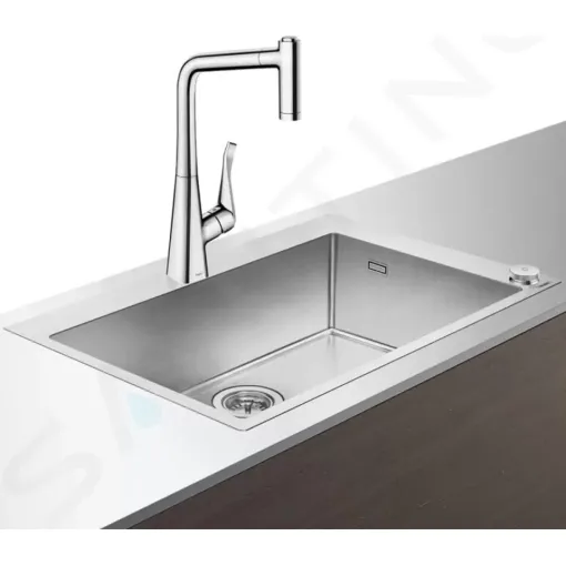 Hansgrohe Set dřezu a baterie C71-F660-03 Select, chrom 43209000