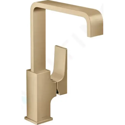 Hansgrohe Umyvadlová baterie s výpustí Push-Open, kartáčovaný bronz 32511140