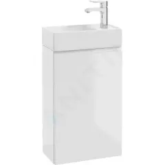 kielle Skříňka s umývátkem, 40x68x22 cm, lesklá bílá 50002S40