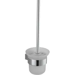 kielle WC štětka nástěnná s držákem, matné sklo/chrom 40518020