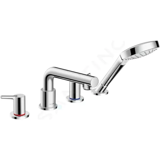 Hansgrohe Čtyřotvorová vanová baterie se sadou SecuFlex, chrom 72418000