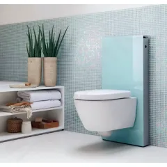 Geberit Sanitární modul pro závěsné WC, 101 cm, spodní přívod vody, mátově zelená 131.021.SL.5