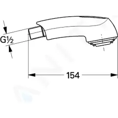 Grohe Vytahovací sprška dřezových baterií, chrom 46312IE0