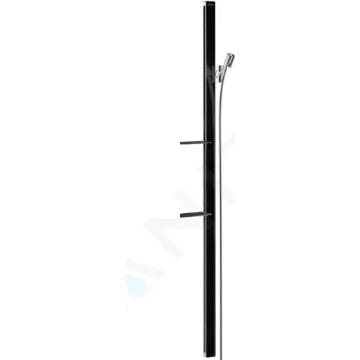 Hansgrohe Sprchová tyč 1500 mm, se sprchovou hadicí, černá/chrom 27645600