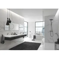 Grohe Sprchový set 310 s termostatem, 3 proudy, kartáčovaný tmavý grafit 26075AL0