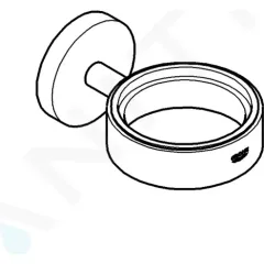 Grohe Držák skleničky/mýdelníku, kartáčovaný Warm Sunset 40369DL1