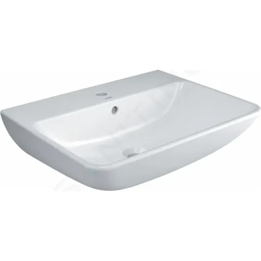 Duravit Umyvadlo 60x46 cm, s přepadem, s otvorem pro baterii, bílá 2335600000