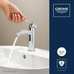 Grohe Páková umyvadlová baterie S, chrom 23591001