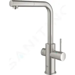 Grohe Dřezová baterie Connected, s chladícím zařízením a filtrací, supersteel 31539DC0