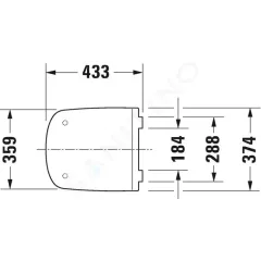 Duravit WC sedátko, bílá 0063710000