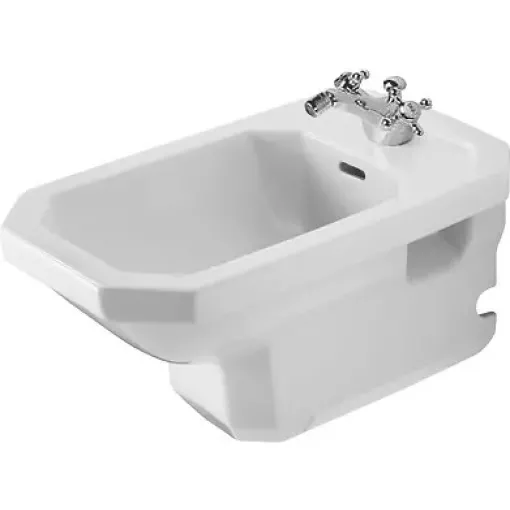 Duravit Závěsný bidet 360x580 mm, WonderGliss, bílá 02661000001